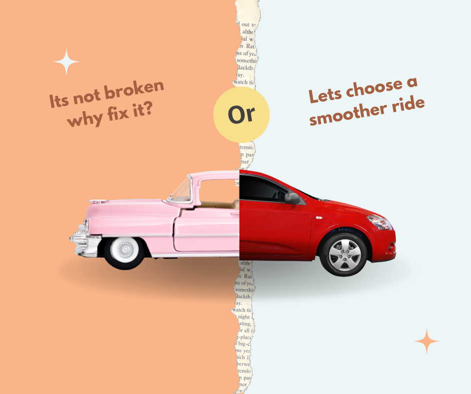 SNW Its not broken why fix it car insert
